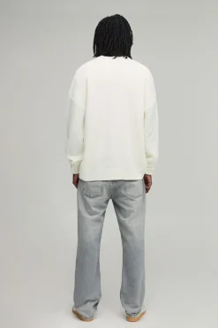 boohooMAN Cardigan Long En Maille Torsadée À Coupe Décontractée<Homme Tout Afficher|Mailles Tall