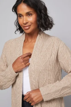Cardigan Long Maxi à Torsades
