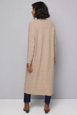 Cardigan Long Maxi à Torsades