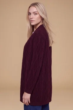 Dorothy Perkins Cardigan Long à Torsades Tricotées<Femme Pulls Et Gilets|Toutes Les Mailles