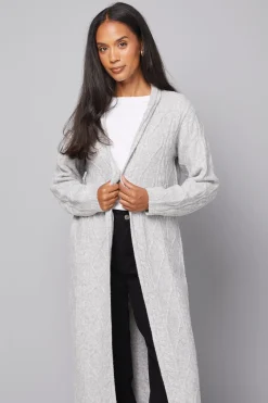 Wallis Cardigan Maxi Long à Torsades<Femme Pulls Et Gilets|Toutes Les Mailles