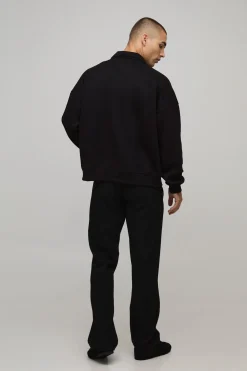 Cardigan Oversize à Col Détaillé Coupe Boxy