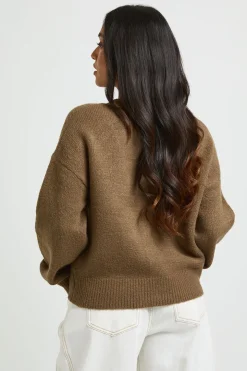 Cardigan Petite En Maille Douce Avec Poches Détaillées Et Col En V