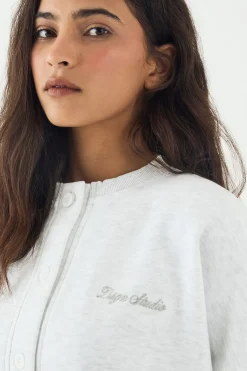 DSGN Studio Cardigan Sweatshirt Boutonné<Femme Sweats À Capuche Et Sweats|Dsgn Studio
