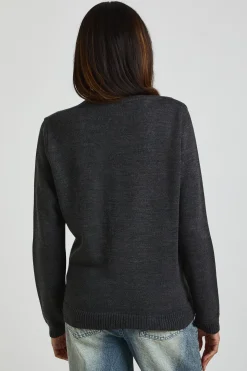 Cardigan tricoté bas enveloppant pour maternité