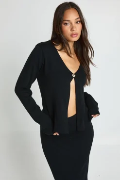 boohoo Cardigan tricoté à boutons dorés et jupe midaxi ensemble coordonné<Femme Pulls Et Gilets|Toutes Les Mailles