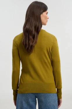 KarenMillen Cardigan Tricoté à Boutons-Pression en Mélange de Viscose<Femme Pulls Et Gilets|Toutes Les Mailles