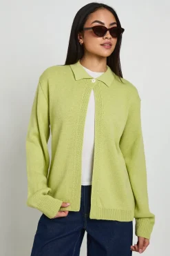 boohoo Cardigan Tricoté À Col<Femme Pulls Et Gilets|Toutes Les Mailles