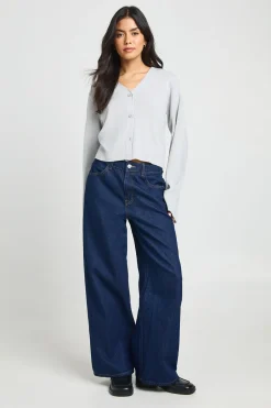 boohoo Cardigan tricoté à col en V<Femme Pulls Et Gilets|Toutes Les Mailles