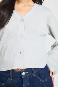 boohoo Cardigan tricoté à col en V<Femme Pulls Et Gilets|Toutes Les Mailles