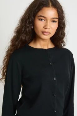 boohoo Cardigan tricoté à col rond ultra doux et léger<Femme Pulls Et Gilets|Toutes Les Mailles