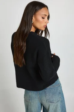Cardigan Tricoté en Maille Douce Col Rond