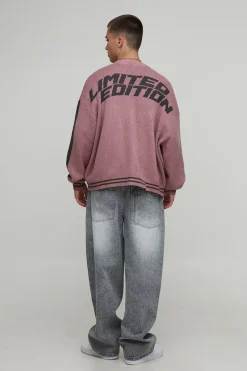Cardigan tricoté moto, décontracté, à la coupe carrée et duveteux