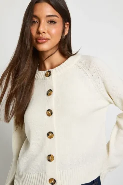 boohoo Cardigan tricoté épais à col rond<Femme Pulls Et Gilets|Toutes Les Mailles