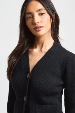 Cardigan Tricoté À Taille Cintrée