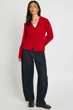 boohoo Cardigan Tricoté À Taille Cintrée<Femme Pulls Et Gilets|Toutes Les Mailles