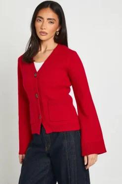 boohoo Cardigan Tricoté À Taille Cintrée<Femme Pulls Et Gilets|Toutes Les Mailles