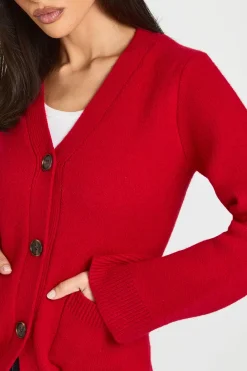 boohoo Cardigan Tricoté À Taille Cintrée<Femme Pulls Et Gilets|Toutes Les Mailles