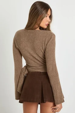 boohoo Cardigan wrap de ballet à col en V<Femme Pulls Et Gilets|Toutes Les Mailles