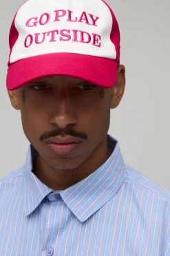 Casquette Brodée À Slogan