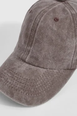 Casquette De Baseball Délavée Chocolat