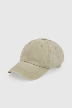 Casquette De Baseball Kaki Délavée