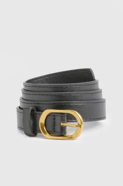 Ceinture avec boucle ovale détaillée