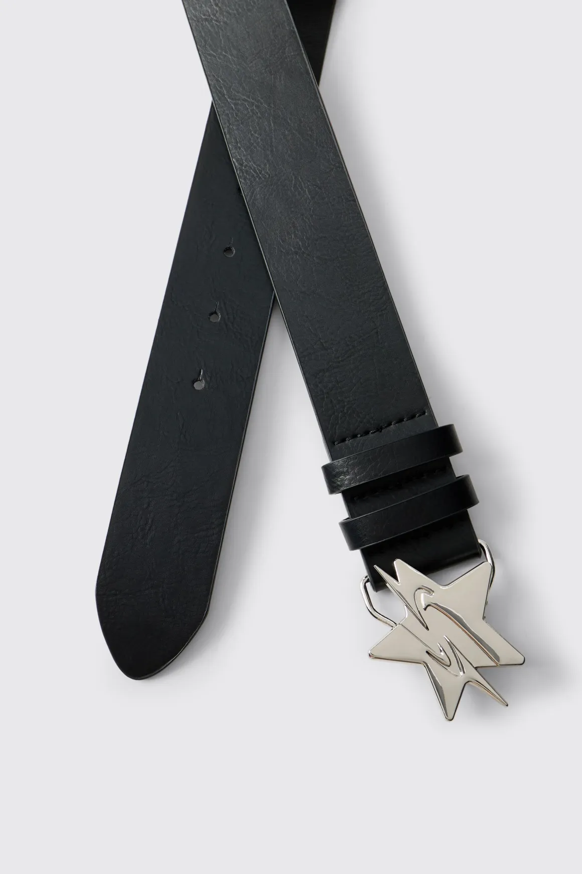 Ceinture Boucle Étoile En Synthétiquecuir