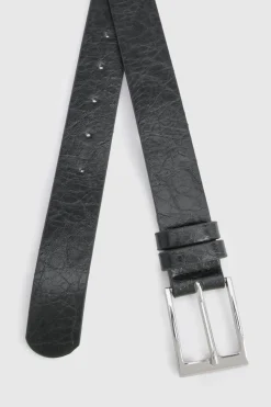 boohoo Ceinture Boyfriend en Synthétique Texturé avec Boucle Imposante< Ceintures