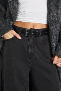 boohoo Ceinture Boyfriend en Synthétique Texturé avec Boucle Imposante< Ceintures