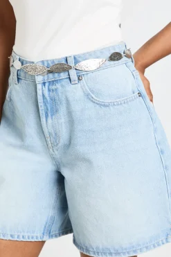 Ceinture Chaîne Argentée Martelée