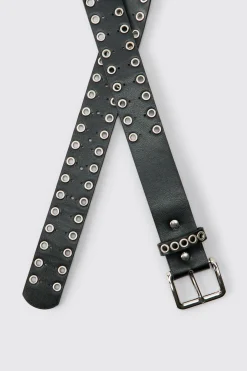 Ceinture Cloutée En Synthétique