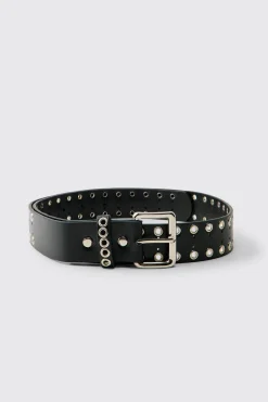 Ceinture Cloutée En Synthétique