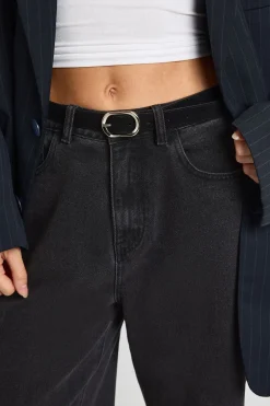 Ceinture à Détail Boucle Ovale