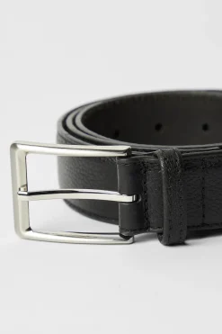 Ceinture en Cuir Noir