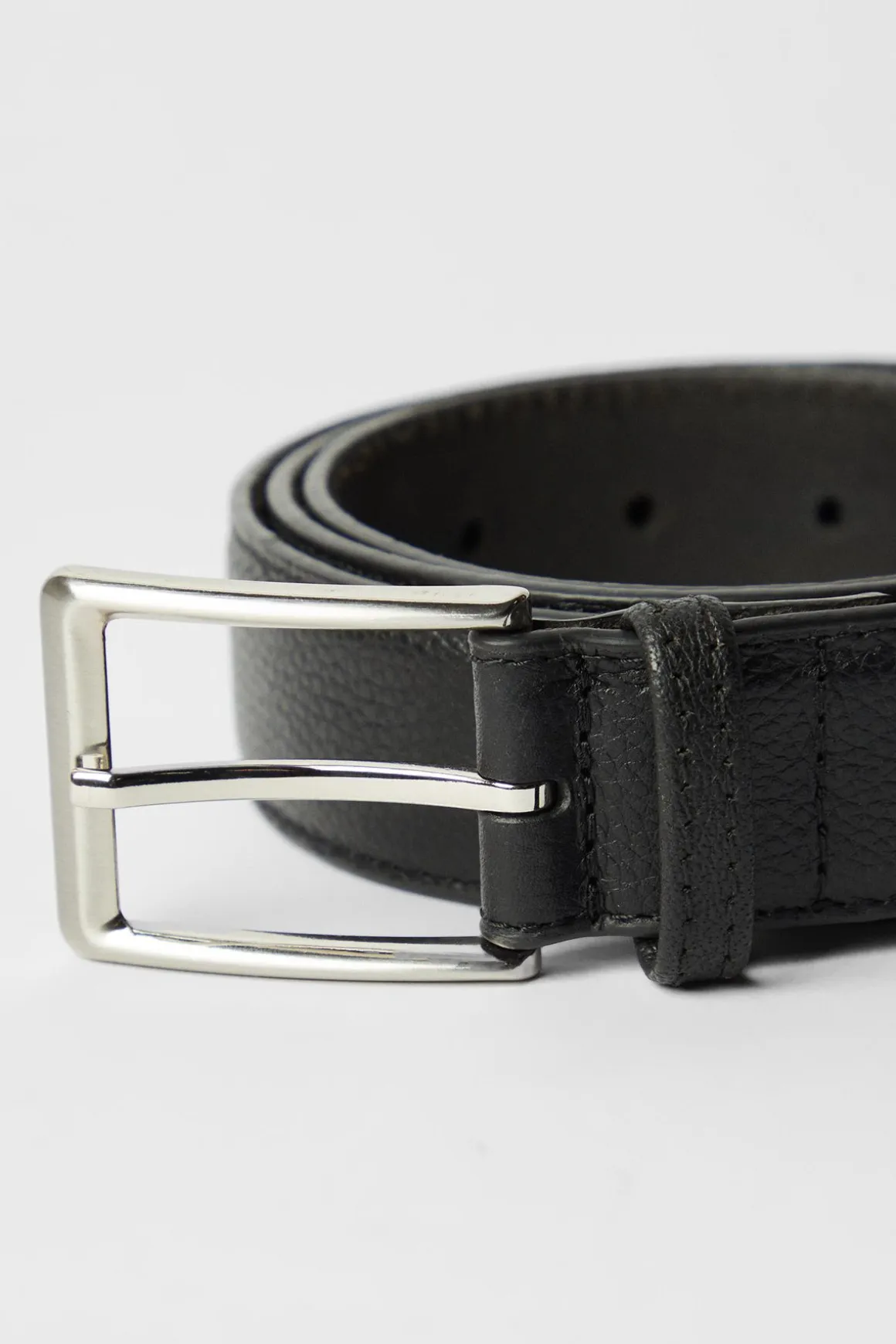 Ceinture en Cuir Noir