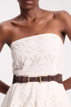 Ceinture En Daim À Double Boucle
