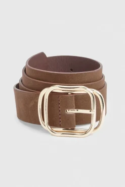 boohoo Ceinture en faux suède avec détails de double boucle< Ceintures