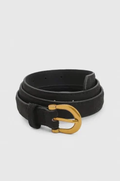Ceinture En Synthétique Avec Boucle D Dorée