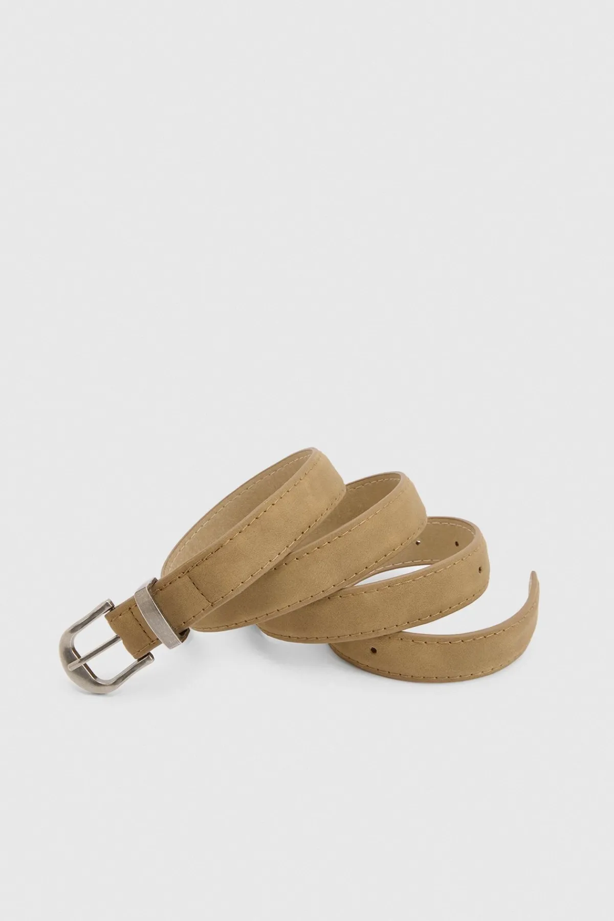boohoo Ceinture En Synthétique Avec Boucle Argentée< Ceintures