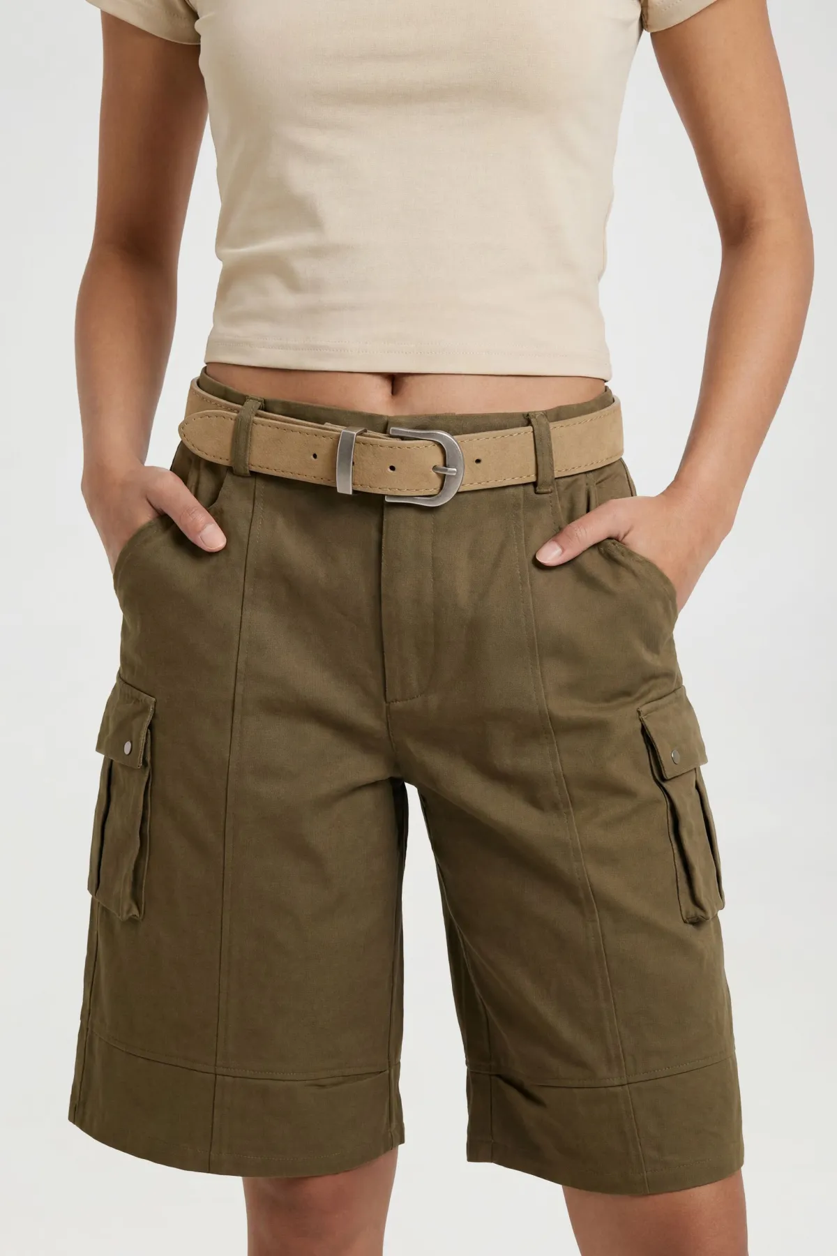 boohoo Ceinture En Synthétique Avec Boucle Argentée< Ceintures