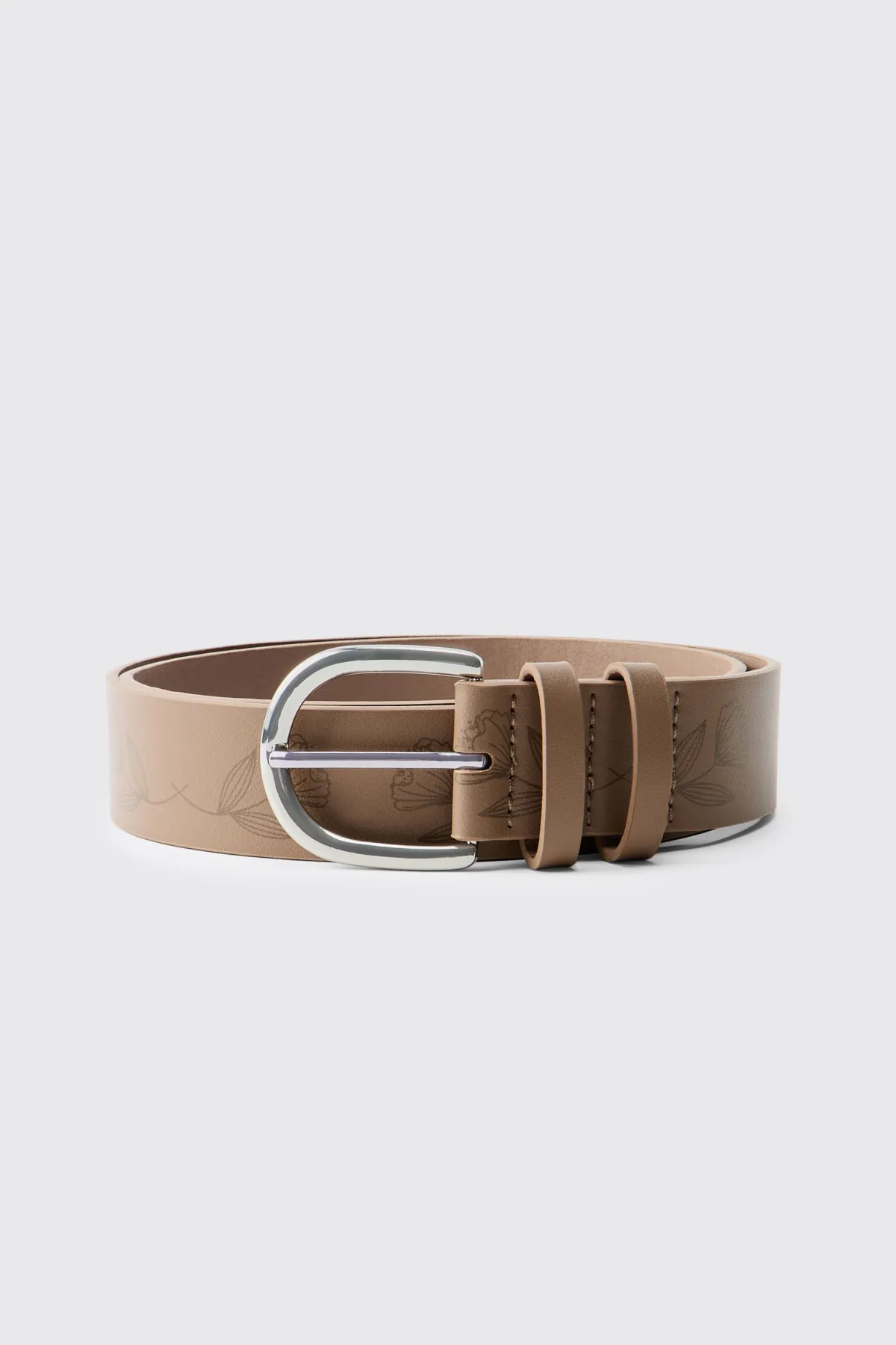 boohooMAN Ceinture En SYNTHÉTIQUE À Motif Floral<Homme Ceintures