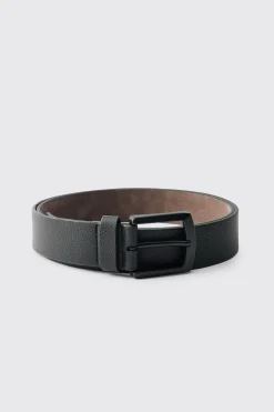 Ceinture en SYNTHÉTIQUE Texturé Noir