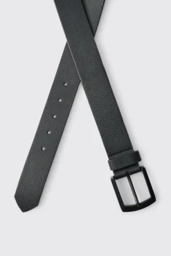 Ceinture en SYNTHÉTIQUE Texturé Noir
