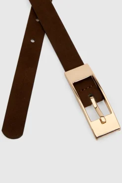 boohoo Ceinture Fine À Boucle Rectangulaire< Ceintures