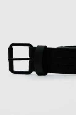 boohooMAN Ceinture gaufrée en synthétique à damiers<Homme Ceintures
