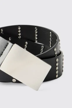 boohooMAN Ceinture pour homme Diamantee ornée<Homme Ceintures