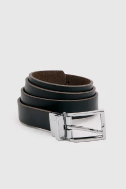 boohoo Ceinture Réversible À Boucle Argentée< Ceintures
