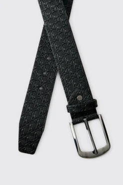 Ceinture Texturée En SYNTHÉTIQUE Avec Motif Gaufré