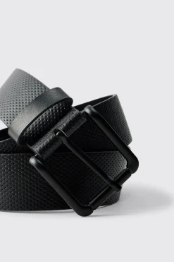 boohooMAN Ceinture Texturée Gaufrée<Homme Ceintures